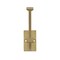 Hickory Hardware Skylight Collection Coat & Hat Hook 4-7/8 Inch Long Champagne Bronze Finish S077192-CBZ - alternate 4